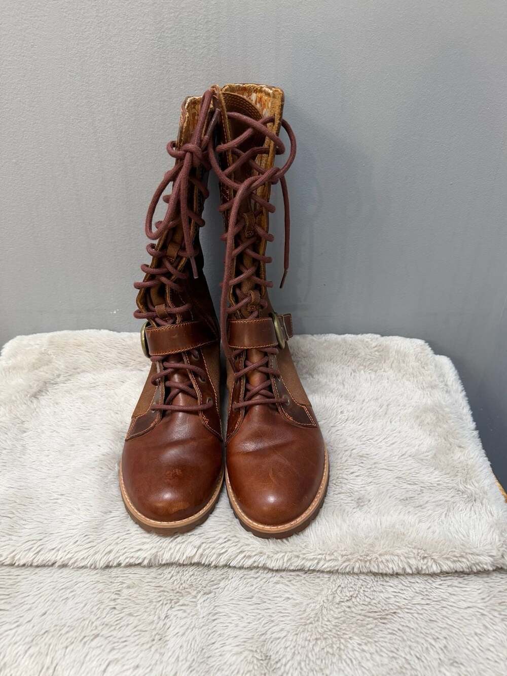 Vintage Y2K Timberland earthkeepers bethel Leather Buckle Boots Size 8 Womens - Picture 2 of 8